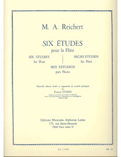 REICHERT M.A.-Etudes (6) Op.6 pour flûte (Stoefs)