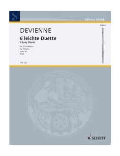 DEVIENNE F.-Easy Duets (6) Op.18 for 2 Flutes (Ruf)