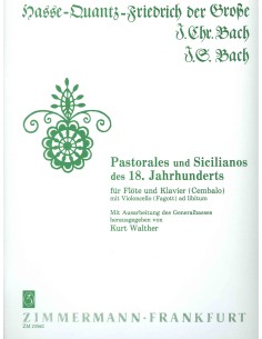Musica del Siglo XVIII-Sicilianas y Pastorales del Siglo XVIII para Flauta y Piano (Walther)