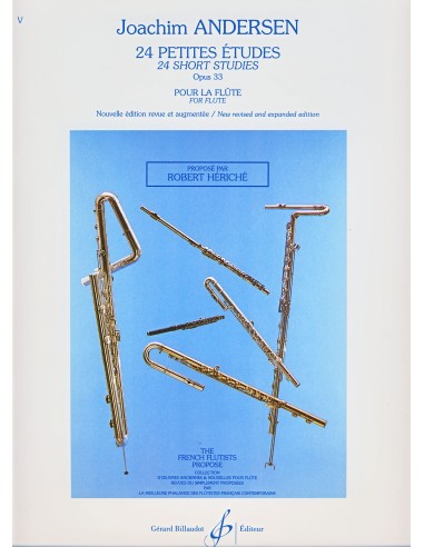 ANDERSEN J.-Piccoli Studi (24) Op.33 per Flauto (Heriche)
