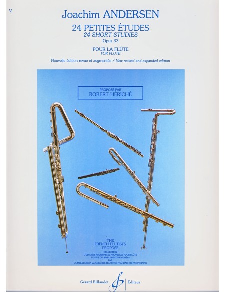 ANDERSEN J.-Piccoli Studi (24) Op.33 per Flauto (Heriche)