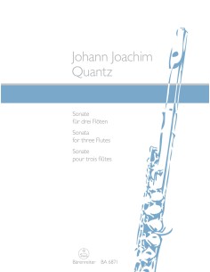 QUANTZ J.J.-Sonata para 3 Flautas (Doflein)