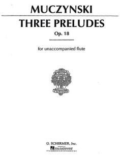 MUCZYNSKI R.-Preludios (3) para Flauta
