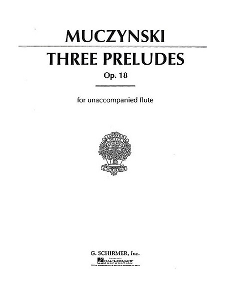 MUCZYNSKI R.-Preludi (3) per flauto