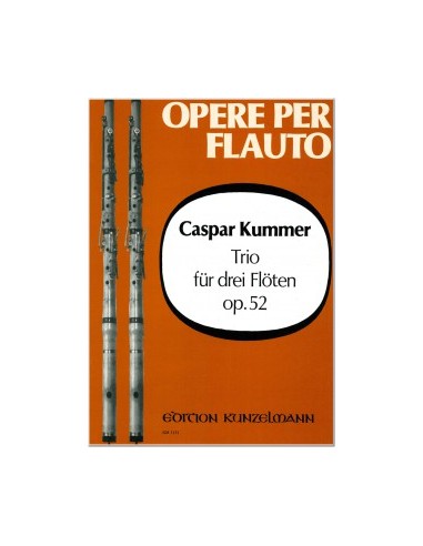 KUMMER K.-Trio Op.52 pour 3 flûtes