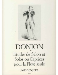 DONJON J.-Salon Etüden und Soli oder Caprichos für Flöte (Reede)