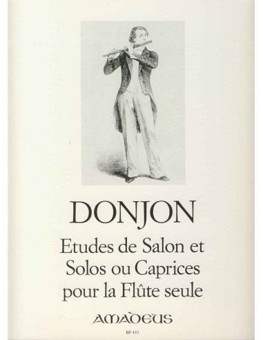 DONJON J.-Studi da salone e assoli o caprichos per flauto (Reede)