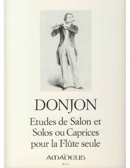 DONJON J.-Studi da salone e assoli o caprichos per flauto (Reede)