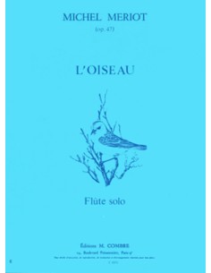 MERIOT M.-LOiseau pour flûte traversière