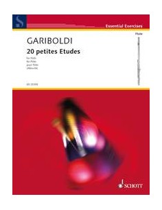 GARIBOLDI G.-Pequeños Estudios (20) Op.132 para Flauta (Albrecht)