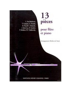 DE SMET R.-Pezzi (13) per flauto e pianoforte