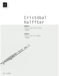 HALFFTER C.-Debla para Flauta