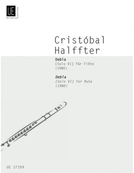 HALFFTER C.-Debla for Flute