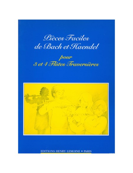 BACH & HANDEL-Pezzi facili per 3 e 4 flauti (Nerini)