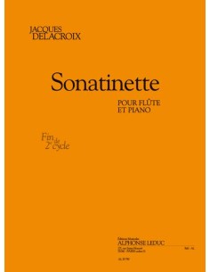 DELACROIX J.-Sonatinette per flauto e pianoforte