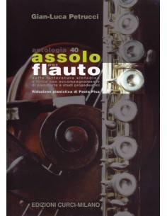 PETRUCCI J.L.-Antologia 40 Assolo dalla Literatura Sinfonica para Flauta y Piano (Pisa)