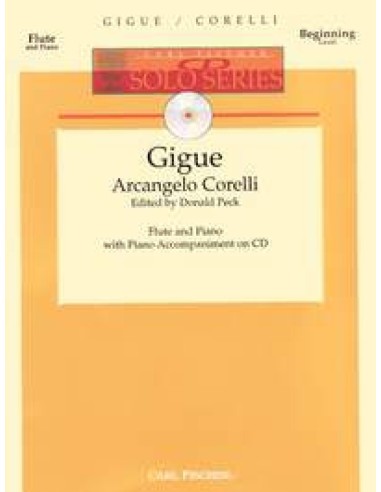CORELLI A.-Gigue per flauto e pianoforte (Inc.CD) (Peck)