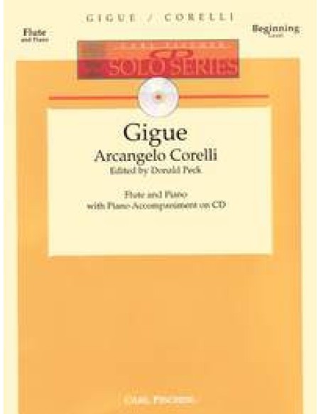 CORELLI A.-Gigue per flauto e pianoforte (Inc.CD) (Peck)