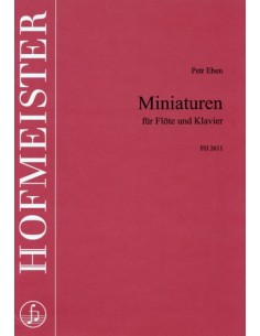 EBEN P.-Miniature per flauto e pianoforte