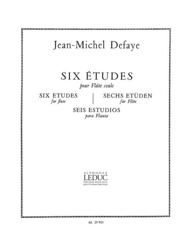 DEFAYE J.M.-Studi (6) per flauto