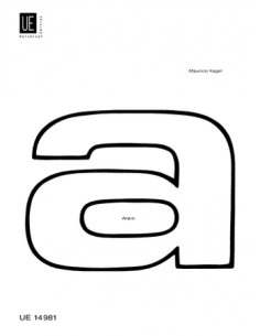 KAGEL M.-Atem for 1 Wind Instrument