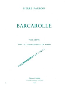 PAUBON P.-Barcarolle per flauto e pianoforte