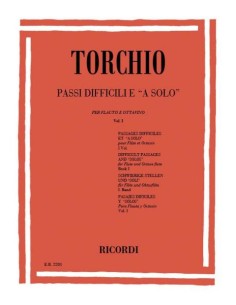 TORCHIO B.-Passaggi difficili 1° per flauto e ottavino