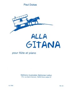 DUKAS P.-Alla Gitana per flauto e pianoforte (Fleury)