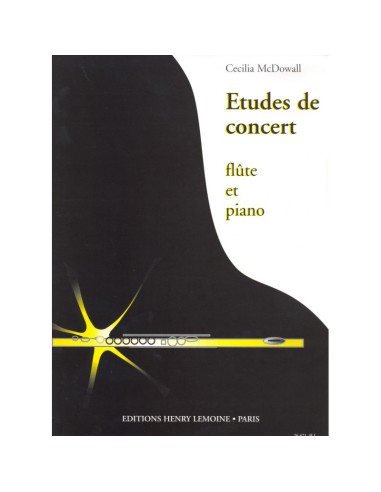 McDOWALL C.-Studi da concerto (3) per flauto e pianoforte