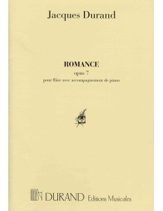DURAND P.-Romanze op.7 für Flöte und Klavier