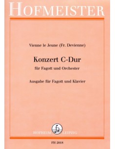 DEVIENNE F.-Konzert C-Dur für Fagott und Klavier (Pischkitl)