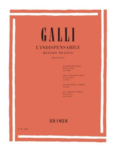 GALLI R.-Indispensable Method for Flute