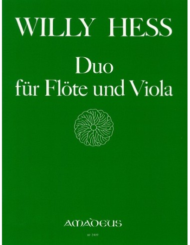 HESS W.-Duo Op.89 in Do maggiore per flauto e viola