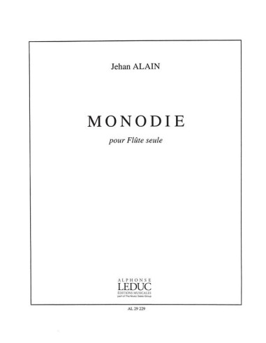 ALAIN J.-Monodie per flauto