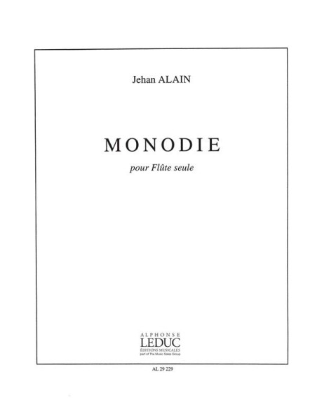 ALAIN J.-Monodie per flauto