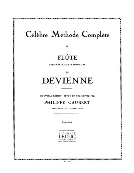 DEVIENNE F.-Methode de Flute Vol.1 für Flöte