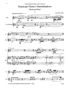 EBEN P.-Legno e Vento (Sonata) per Flauto e Marimba 2
