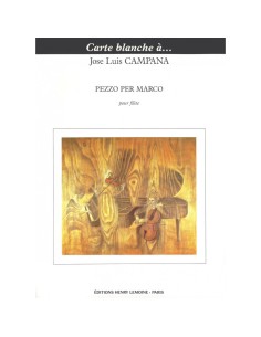 CAMPANA J.L.-Pezzo per Marco per Flauto
