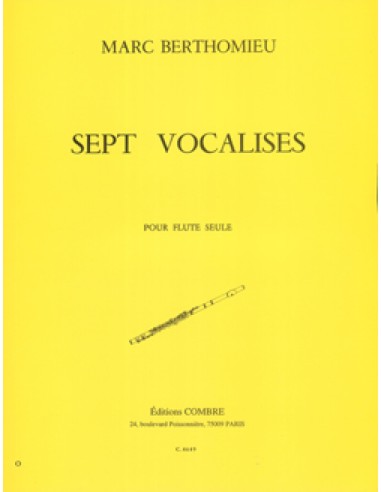 BERTHOMIEU M.-Vocalises (7) per flauto