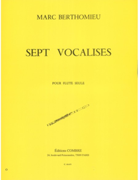 BERTHOMIEU M.-Vocalises (7) per flauto