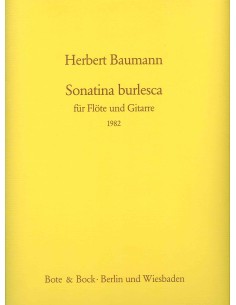 BAUMANN H.-Burlesque Sonatina per flauto e chitarra