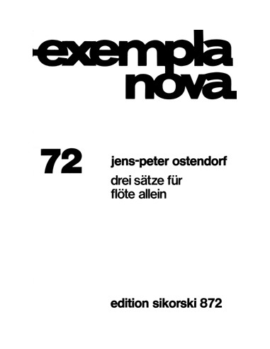 OSTENDORF J.P.-Satze (3) per flauto