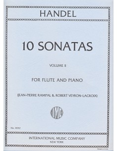 HAENDEL G.F.-Sonatas (10) Vol.2: No. 6 to 10 for Flute and Piano (Rampal/Lacroix)