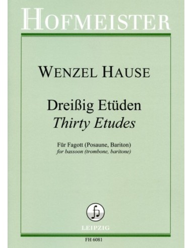 HAUSE W.-Studies (30) for Bassoon (Trombone)