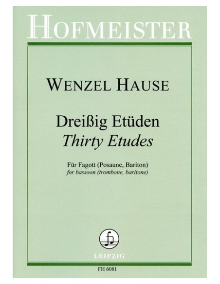 HAUSE W.-Studies (30) for Bassoon (Trombone)