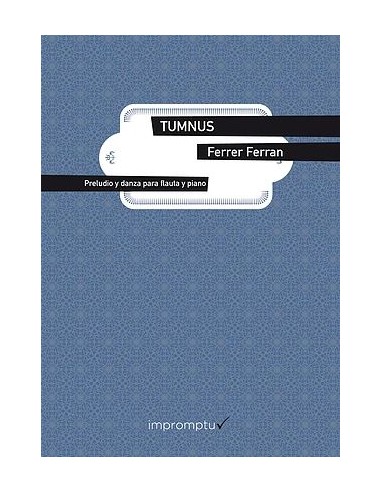 FERRER FERRAN-Tumnus per flauto e pianoforte