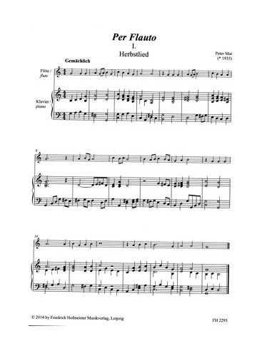 MAI P.-Per Flauto per Flauto e Pianoforte