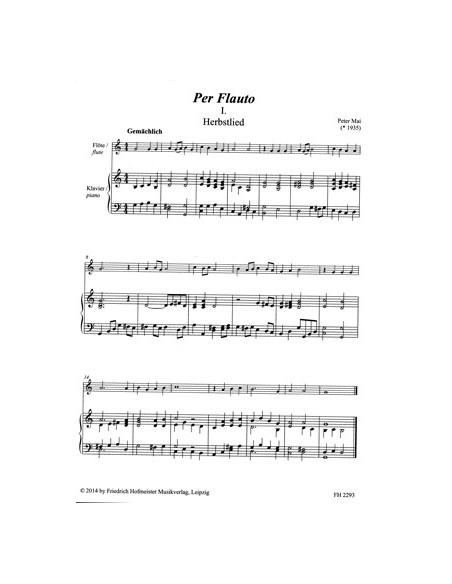 MAI P.-Per Flauto per Flauto e Pianoforte