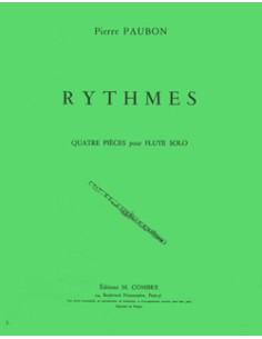 PAUBON P.-Rythmes para Flauta