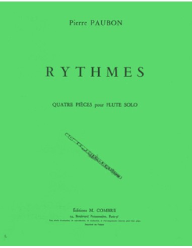 PAUBON P.-Rhythmen für Flöte